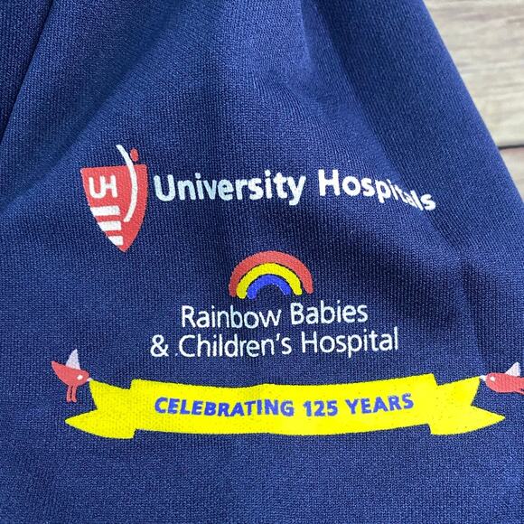 Cleveland Indians XL Polo University Hospitals Rainbow Babies Hospital Shirt - Picture 2 of 9